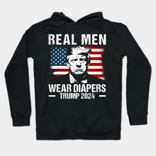 Real-Men-Wear-Diapers-Trump-2024 Hoodie